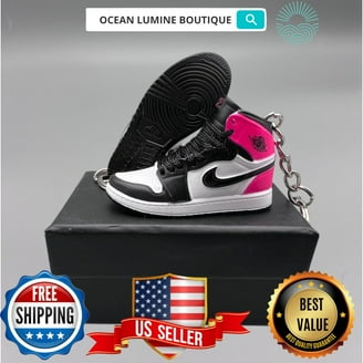 OLB-Nike Air Jordan Bred Toe 3D Sneaker Keychain - Stylish