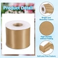 thumbnail image 4 of Uxcell 2 Inch 10 Yard Satin Ribbon Grosgrain Thin Solid Silk Wedding Bouquet Ribbon for Valentine's Day Gift Wrapping Cake Box Bows, Gold Tone, 4 of 7