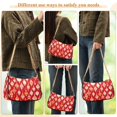 thumbnail image 4 of FORMRS Womens Shoulder Bag with Chain Strap Clutch Purse Cute Tote Handbag, Orange Christmas Ornaments Pattern, 4 of 7