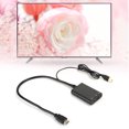 thumbnail image 4 of Divisor De Audio Negro Divisor HDMI SPDIF + Audio De 3,5 Mm Para HDCP1.4 Para HDMI1.4b, 4 of 8