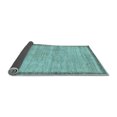 thumbnail image 2 of Ahgly Company Indoor Square Abstract Light Blue Modern Area Rugs, 7' Square, 2 of 4