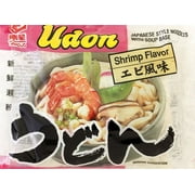 MYOJO UDON WITH SOUP SHRIMP FLAVOR comes in a package with 7.23 oz.