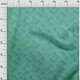 thumbnail image 3 of oneOone Rayon Sea Green Fabric Geometric Sewing Craft Projects Fabric Prints By Yard 56 Inch Wide, 3 of 4