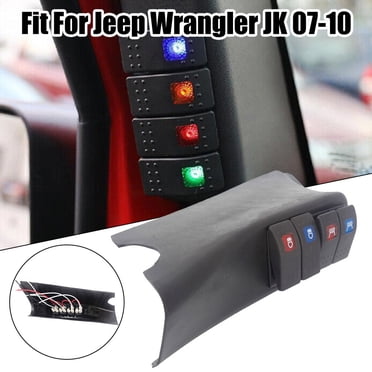 Jeep TJ Rocker Switch Pair - Accessory Switches For Light Bars & Off-Road Lights