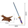 thumbnail image 3 of Bloques de construcción de espadas samuráis, espada ninja, katana, anime japonés, mariposa, cuchillo Nichirin, ladrillos, juguetes para niños y adultos, 3 of 5