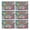 Multicolor Ethnic Geometric-1, variant on Pink Pioneer Flower Pattern Summer Placemats Table Placemats Set Of 4-Linen Kitchen Washable Placemats Table Mats 11.8"x17.7" Non-Slip Heat Resistant