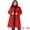Red, variant on DARING DIVA Women's Plus Size Long Sleeve Utility Overcoat 4X Dark Red