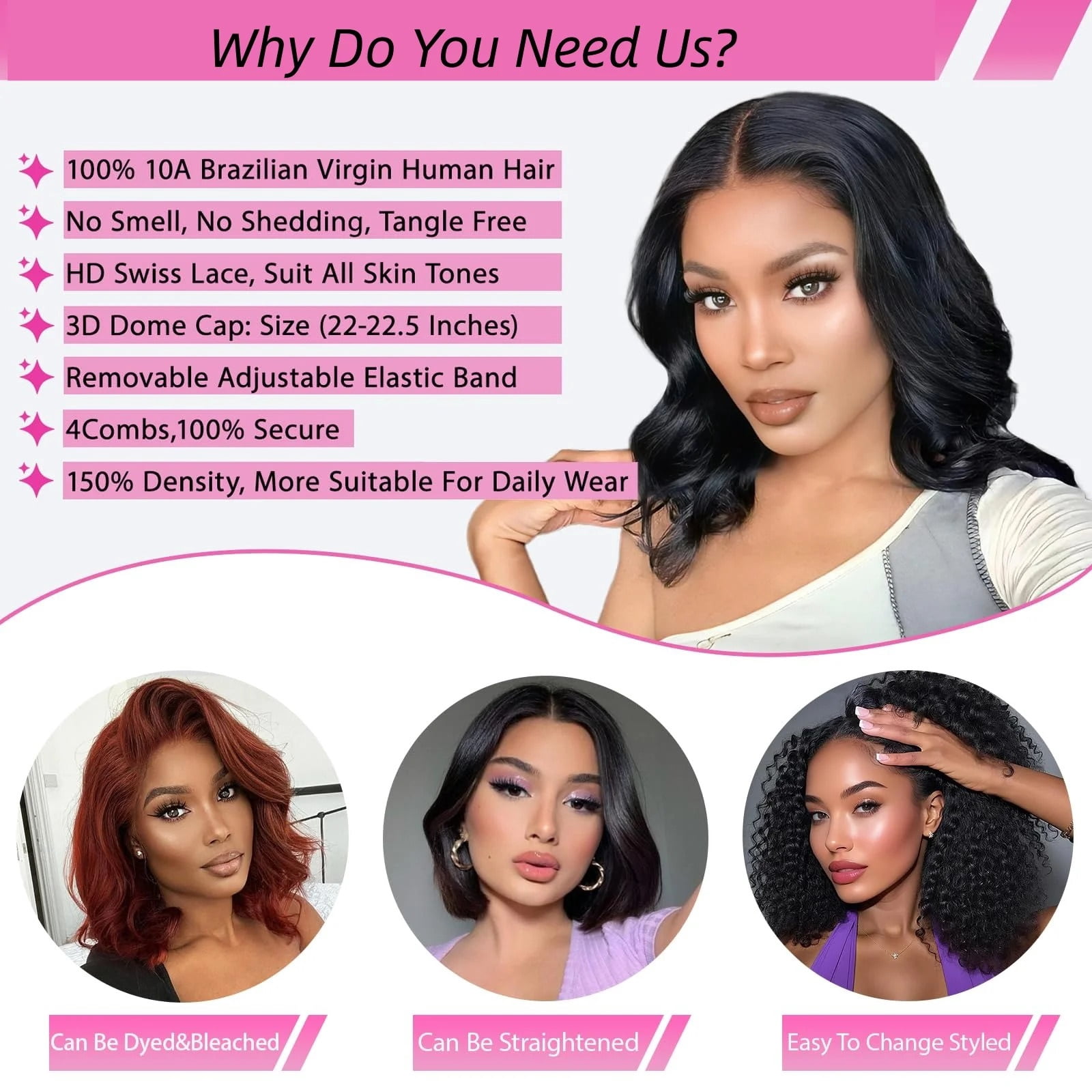 Short Body Wave Bob Wig 13x4 Transparent Lace Frontal Wig Human Hair Pre Plucked Wigs