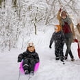 thumbnail image 4 of Minkissy Winter Sliding Board Skiing Board Thickened Design Pink Plastic 1Pack, 4 of 4