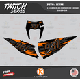 thumbnail image 3 of Kalair GFX Graphics Kit for KTM Enduro 2-Stroke 150XC-W,250XC-W, and 300XC-W (2020-2023) Twitch Series, 3 of 5