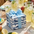 thumbnail image 3 of Blue Ocean Wrapping Paper - Navy Blue Gift Wrap with Coastal Palm Tree and Beach Design for Summer, Birthday, Baby Shower, Father's Day - 28×40 Inches, 4 Jumbo Folded Sheets, 3 of 7