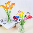 thumbnail image 3 of OUSITAID Artificial Flower Vase Decoration Elegant Fancy Calla Shape Artificial Plant, 3 of 4