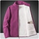 thumbnail image 2 of Kawaii moda coreana invierno hombres mujeres cremallera completa suave Polar chaqueta de lana recreación al aire libre atletismo correr pista abrigo sudaderas con capucha, 2 of 5