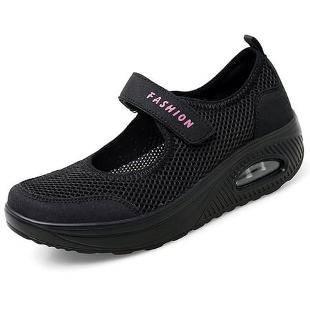 

YOURDIARY Women s Air Cushion Walking Sneakers Comfortable Breathable Upper