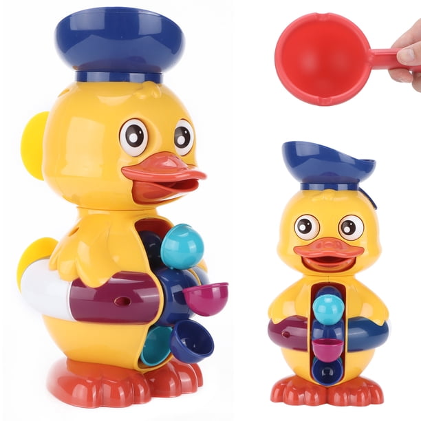 Juguetes De Baño De Bebé, Juguetes Para Bañera De Baño Para Niños Pequeños, Colorido, Colorido, Desarrollo De Color Sensibilidad Con Rueda De Agua Rotatoria Y Ojos Para La