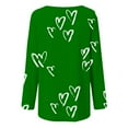 thumbnail image 4 of Wycnly Valentines Day Shirt Womens Valentines Heart Tops Spring Ladies Long Sleeve Round Neck Pullover Blouses Trendy Heart Print Girls Valentine Day Sweater Weekly, 4 of 5