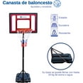 thumbnail image 2 of Canasta de Basketball Bluelander, Altura Ajustable de 1.4 a 2.1 M con Balón No.5 y Bomba de Aire, 2 of 5