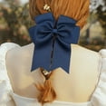 thumbnail image 6 of ‌6 Inch Satin Hair Bows for Girls & Women - Double Layer Ribbon Bow Clip with Alligator Metal Clip for Toddlers, Teens, Kids Hair Accessories ‌, 6 of 7
