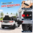 thumbnail image 4 of UBesGoo Licensed Land Rover Ride On Car, 12V Electric Car for Kids, Toddler Car Toy with Remote Control, LED Lights & Bluetooth, Ages 2-5, White, 4 of 10