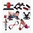 thumbnail image 1 of Xtellar Kit De Ejercicio Rueda Para Abdomen Gimnasio Push Up Fitness Color Negro/Rojo, 1 of 1