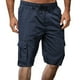 thumbnail image 1 of pstuiky Pantalones cortos de gimnasio para hombre, Pantalones cortos casuales hasta la rodilla con múltiples bolsillos y bolsillos para hombre Pantalones cortos deportivos para hombre, 1 of 5