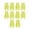 Yellow, variant on Portable Golf Mat Tees Stability Durable Golf Simulator Tees for Indoor Red