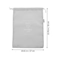 thumbnail image 5 of SEWCHICS 1Set Travel Storage Bags Organizer Set Made with Wear Resistant Oxford Cloth in Light Grey, 5 of 8