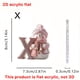 thumbnail image 3 of 26 English Letter Christmas Ornament Christmas Tree Decoration 2D Acrylic Decoration Car Rearview Mirror Ornament, 3 of 5