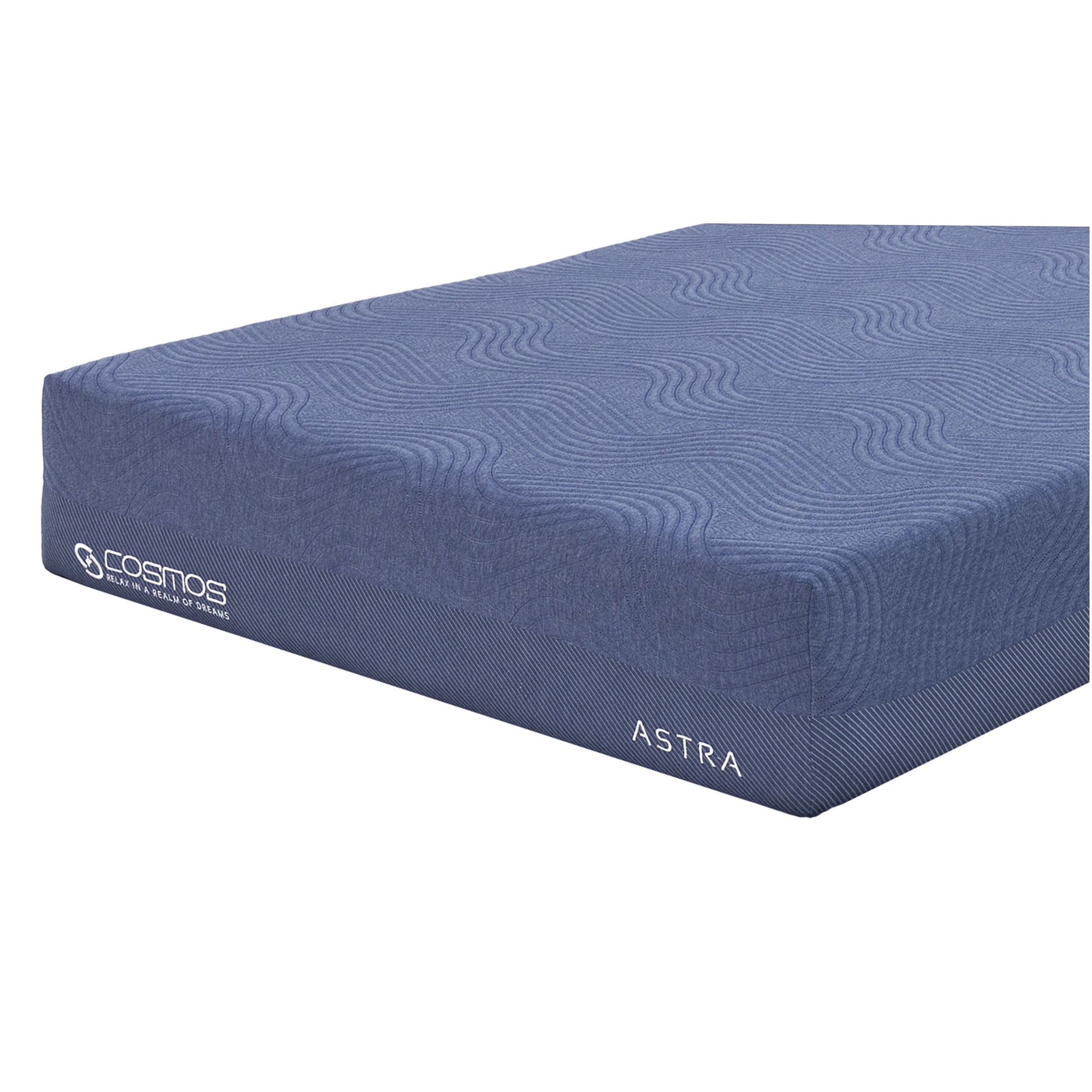 JERFIT 12 Inch King Size Mattress, Blue-Gray Memory Foam Bed in a Box, Medium Soft Feel with CertiPUR-US Certified Foam for Support Pressure Relief