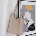 thumbnail image 5 of Bolso grande de mano para mujer, bolso de hombro de piel, bolso de viaje para mujer, bolso de diseñador de piel vegana, 5 of 5