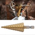 thumbnail image 2 of Step Drill Bit MultiPurpose Pagoda High Speed Steel Reaming Taper Drilling Tools(4mm~22mm ), 2 of 4