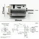 thumbnail image 4 of Micro alta velocidad RS-385 DC engranaje acero inoxidable metal cepillado, 4 of 6