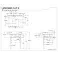thumbnail image 3 of Kingston Brass LMS30MB7 Pemberton 30" Carrara Marble Console Sink with Brass Legs (8-Inch, 3-Hole), Carrara Marble White/Brushed Brass, 3 of 6