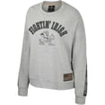 thumbnail image 2 of Women's Colosseum Heather Gray Notre Dame Fighting Irish OHT Military Appreciation Flag Rank Dolman Pullover Sweatshirt, 2 of 4