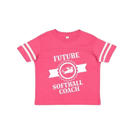 

Inktastic Future Softball Coach Girls Gift Toddler Toddler Girl T-Shirt