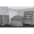 Evolur Adora Curve Top Convertible Crib, Storm Gray
