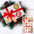 thumbnail image 2 of EUDIDV Xmas Decorative Stickers Circular Self-adhesive Christmas Stickers Holiday Decals, 2 of 4