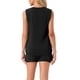 thumbnail image 3 of Conjunto de lounge para mujer INSPIRE CHIC Pjs Top de tanque y pantalones cortos V cuello de punto Pijama Set L Negro, 3 of 6