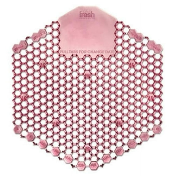 Fresh FRS 3WDS60 SAP The Wave Urinal Deodorizer Screens, Apple Red