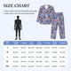 thumbnail image 3 of Balery Fastfoods Pijama para Hombre de Dos Piezas con Manga Larga, Conjunto de Dormir y Descanso Suave con Bolsillos-Medium, 3 of 6