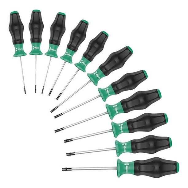Wera Tools 05345256001 TORQ Screwdriver Set 11 Piece