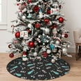 thumbnail image 4 of KLL 36" Christmas Tree Skirt Golf Bags And Balls Xmas Tree Skirts Mat for New Year Xmas Holiday Party Indoor Outdoor Home Decoration, 4 of 5