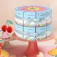 thumbnail image 2 of Jiibva 10Pcs Triangular Cake Shaped Paper Gift Box Cardboard Candy Dessert Packaging Boxes for Baby Shower Birthday Party, 2 of 7