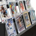 thumbnail image 3 of Trading Card Display, 3-Tier Trading Card Storage with Custom Drawer, Wood Graded Card Display with Card Supporters and Dividers, Sports Card Display Case for Card Game Collection (Black), 3 of 7