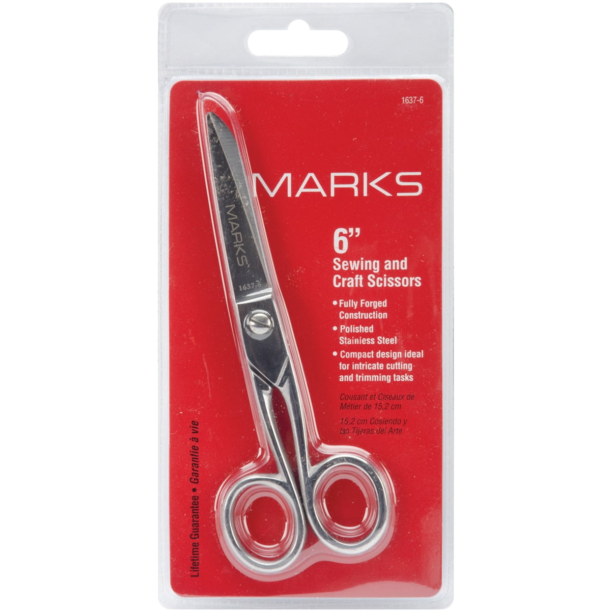 Mundial Cuttery Marks Sewing Scissors 6 inch - Walmart.com