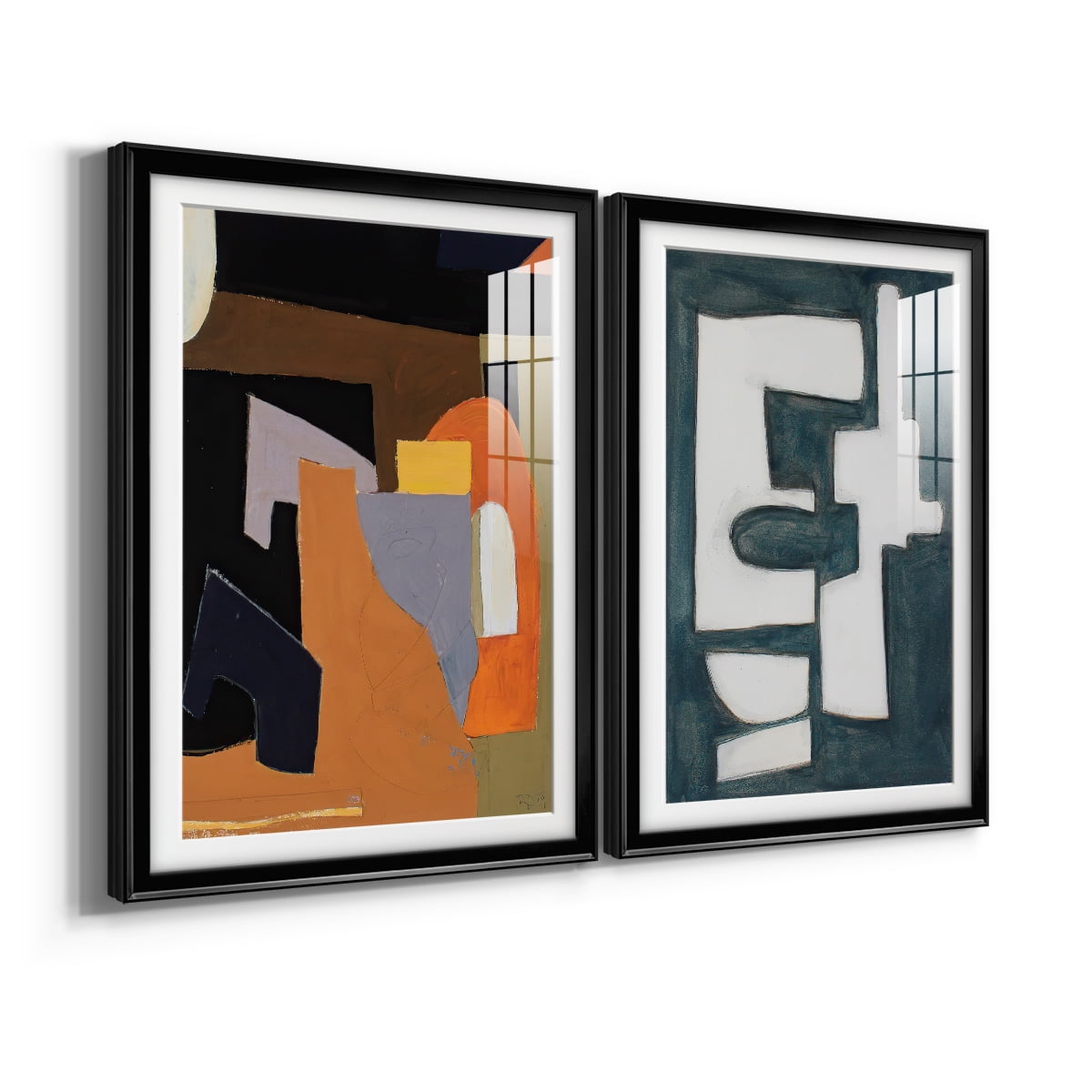 Wexford Home The Olive Press Rooom Premium Framed Print, 18.5" x 24.5" - Ready to Hang, Black (Set of 2)