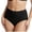 Black, variant on Womens High Waisted Polyester Briefs - Full Coverage Tummy Control Underwear, Beige, M-XXL,Size L