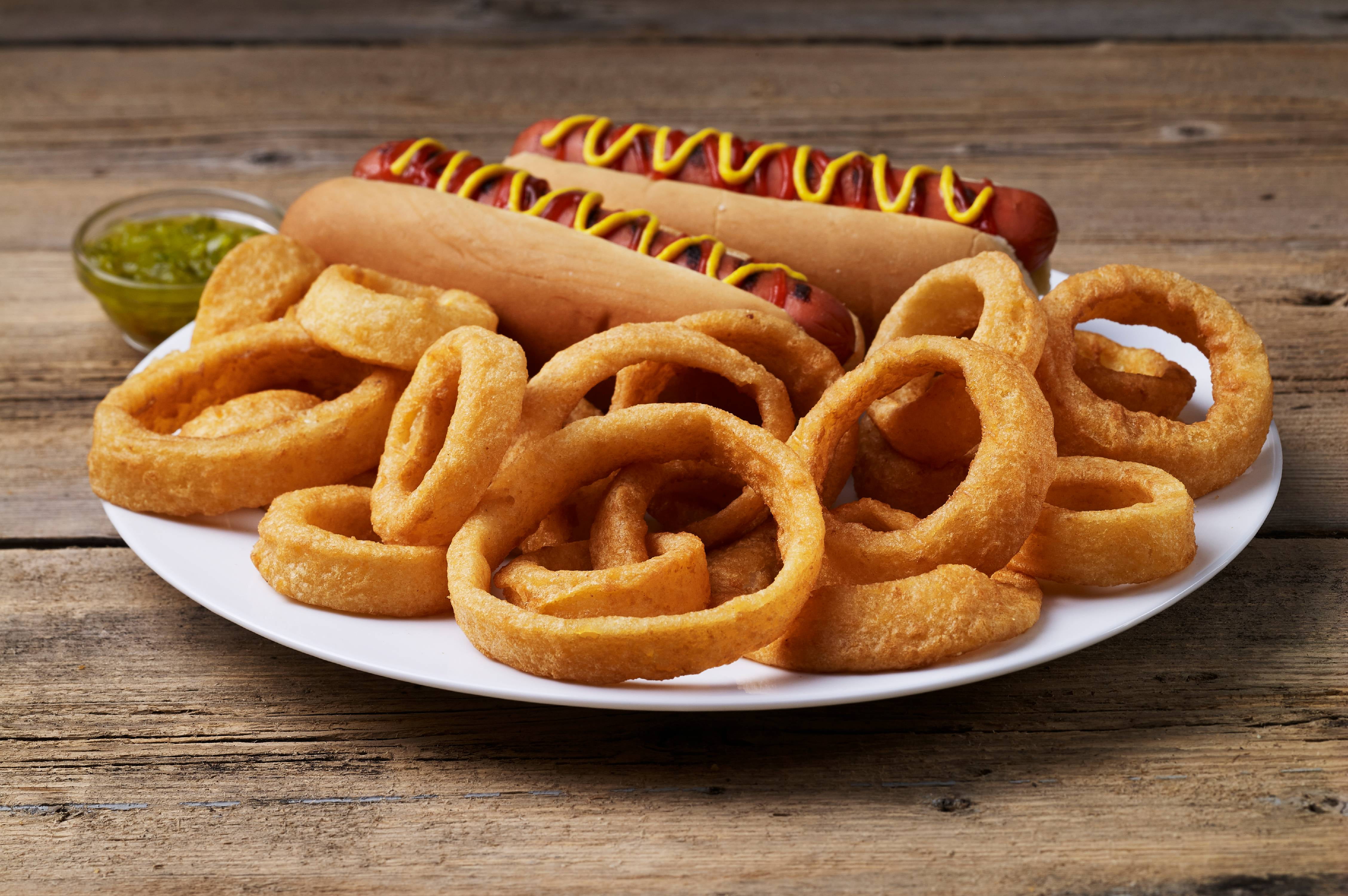 Nathan's Famous Thick Sliced Battered Onion Rings, 16 oz