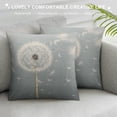 thumbnail image 3 of Nawypu  Dandelion Throw Pillow Cover Summer Nature Wild Botanical Dandelion Blossom in Wind Sky Air Rectangle Pillow Cases Home Decorative  Cushion Cover for Bed Sofa Green White, 3 of 5