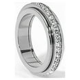 thumbnail image 2 of Vikanda Thermogenic Moissanite Spinner Ring, Spinner Rings For Anxiety Women, 2 of 4
